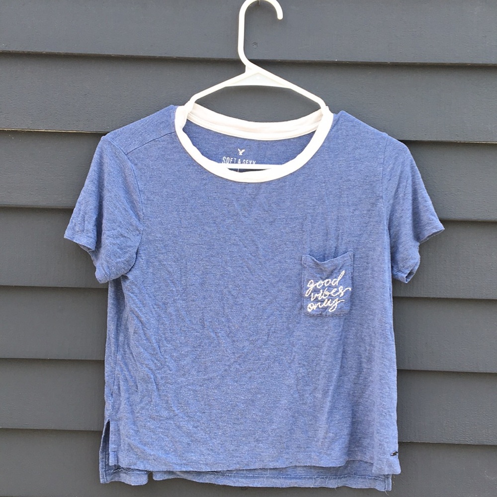 short sleeved crop shirt